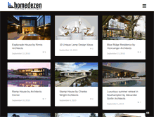 Tablet Screenshot of homedezen.com